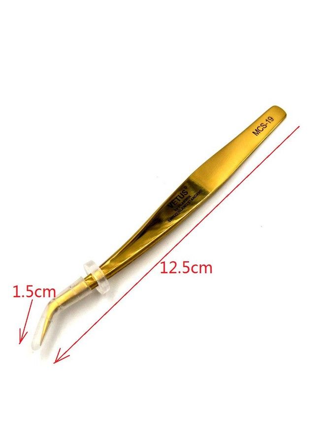 Vetus Mcs Makeups Tweezers For Beauty Eyelashes Grip Picking Selection Works (Mcs19) - Image 3
