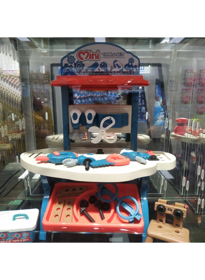 مجموعة ألعاب منزل اللعب المحاكاة للأطفال، أدوات المطبخ التفاعلية، مجوهرات، أدوات الطين الملونة، طاولة-اللون: 05 لون بدلة الطين - Image 5