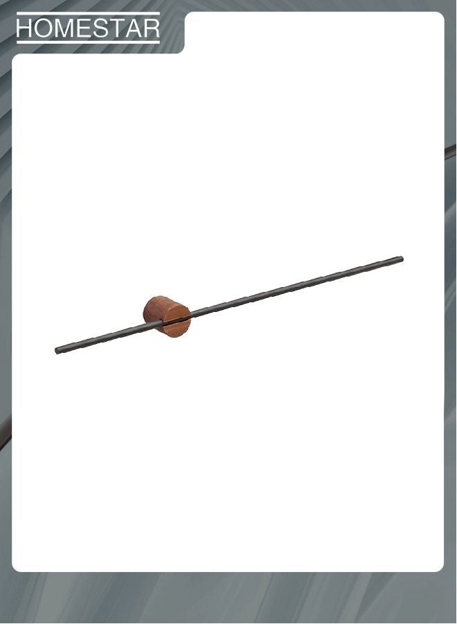 HOMESTAR No Drill Bathroom Towel Bar Stainless Steel Towel Rack Waterproof & Rustproof, Self Adhesive Black Towel Holder, Towel Rail Hanger for Bathroom Kitchen 40cm - Image 5