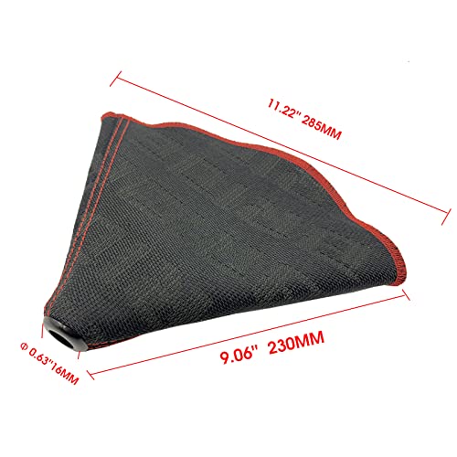 YEHICY Universal Car Shifter Lever Knob Boot Dust Cover JDM Style Canvas Hyper Fabric Racing Manual Shift Knob Collars - Image 5