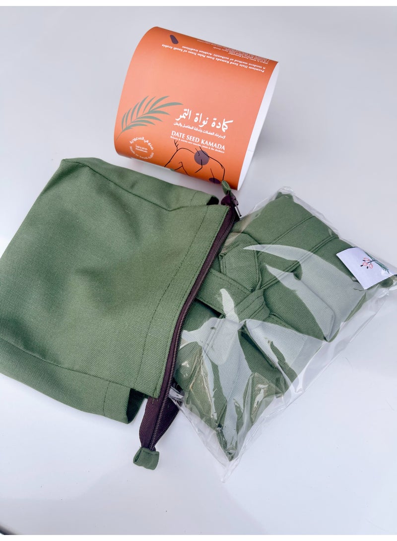 Date Oil Date Seed Heat Pad with Bag (small) - Image 1
