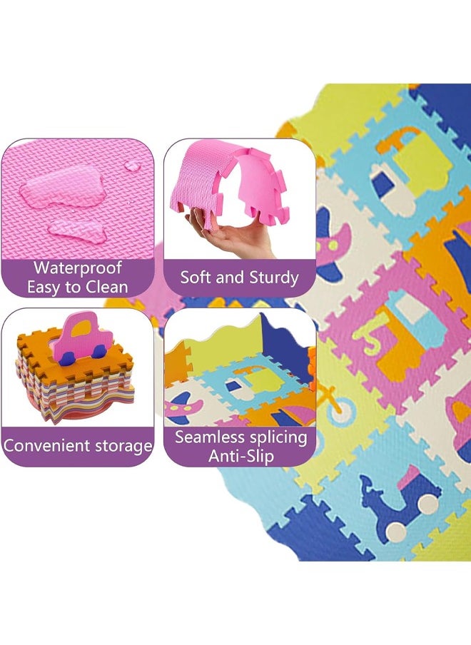 HQ-GAMING - Children's Play Mats, Puzzle Mats for Floor, Foam Playmat for Baby, Foam Floor Tiles, Foam Play Mat 15Pcs Interlocking Foam Floor Playmats for Toddler - Image 1