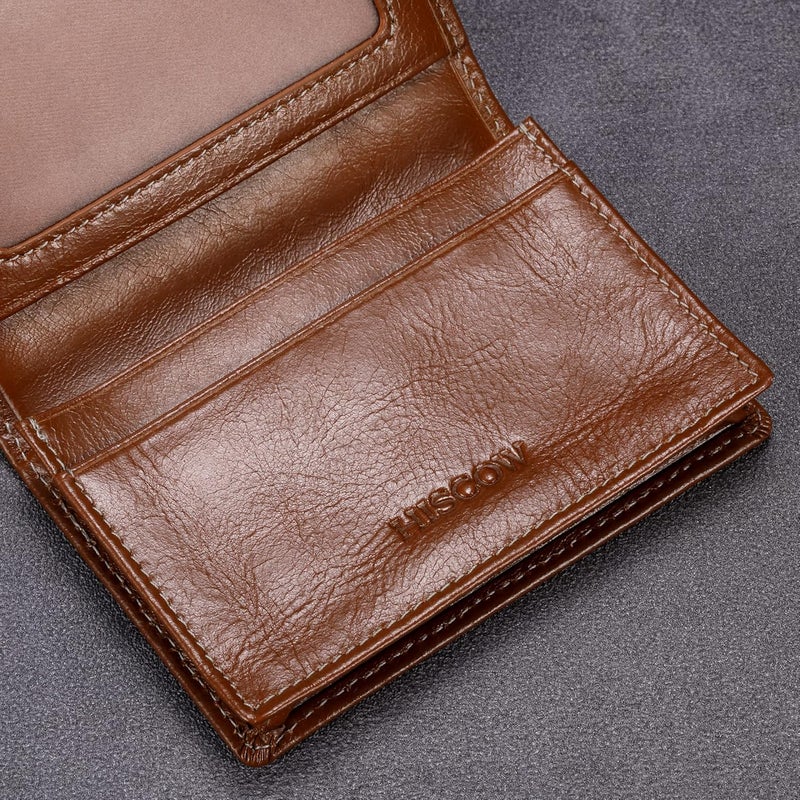 HISCOW Leather Business Card Case Holder for Men & Women, Italian Calfskin - Image 5