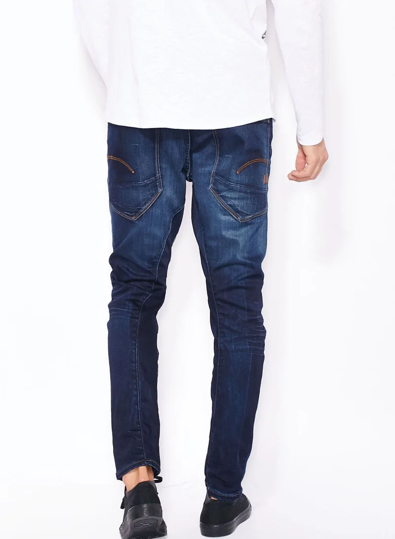 G-Star RAW Slander Slim Fit Dark Wash Jeans