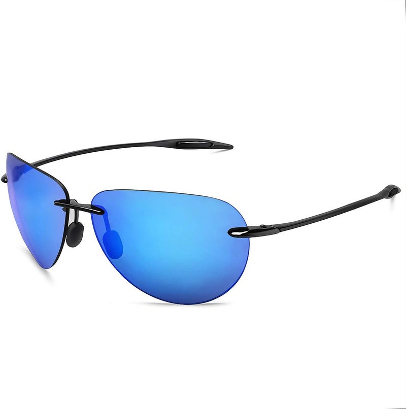 JULI Eyewear نظارات شمسية رياضية JULI للرجال والنساء إطار بدون حواف TR90 للجري وصيد الأسماك والجولف وركوب الأمواج والقيادة - Image 1