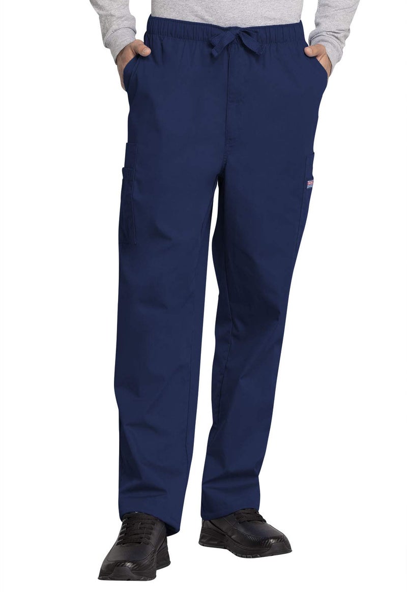 Cherokee Men's Originals Cargo Scrubs Pant, Navy, Medium