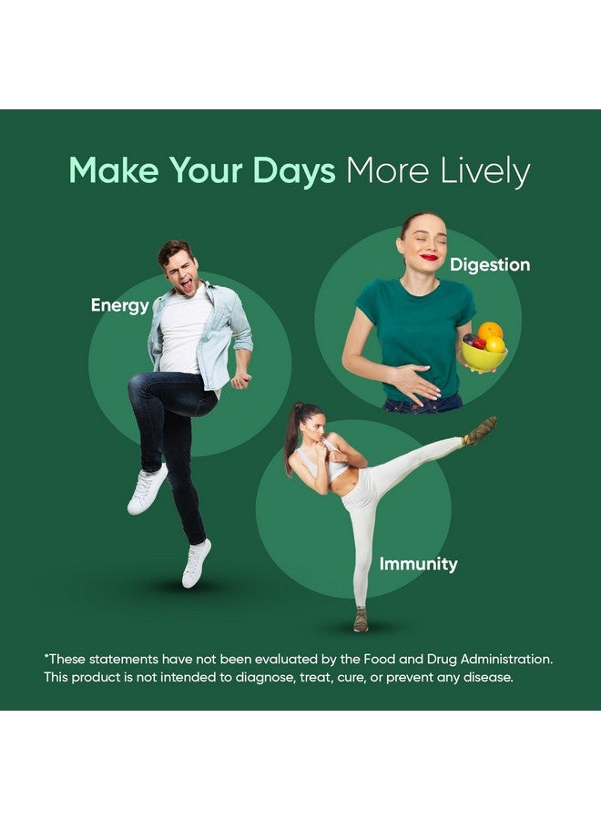 WeightWorld جواهر وزن العالم الخضراء الفائقة - 90 جواهر نباتية (إمداد لمدة 45 يومًا) - مكملات خضراء يومية للطاقة والمناعة والهضم - نكهة التوت الأزرق والتوت الأحمر الطبيعية - خالية من الكائنات المعدلة وراثيًا والجيلاتين - Image 5