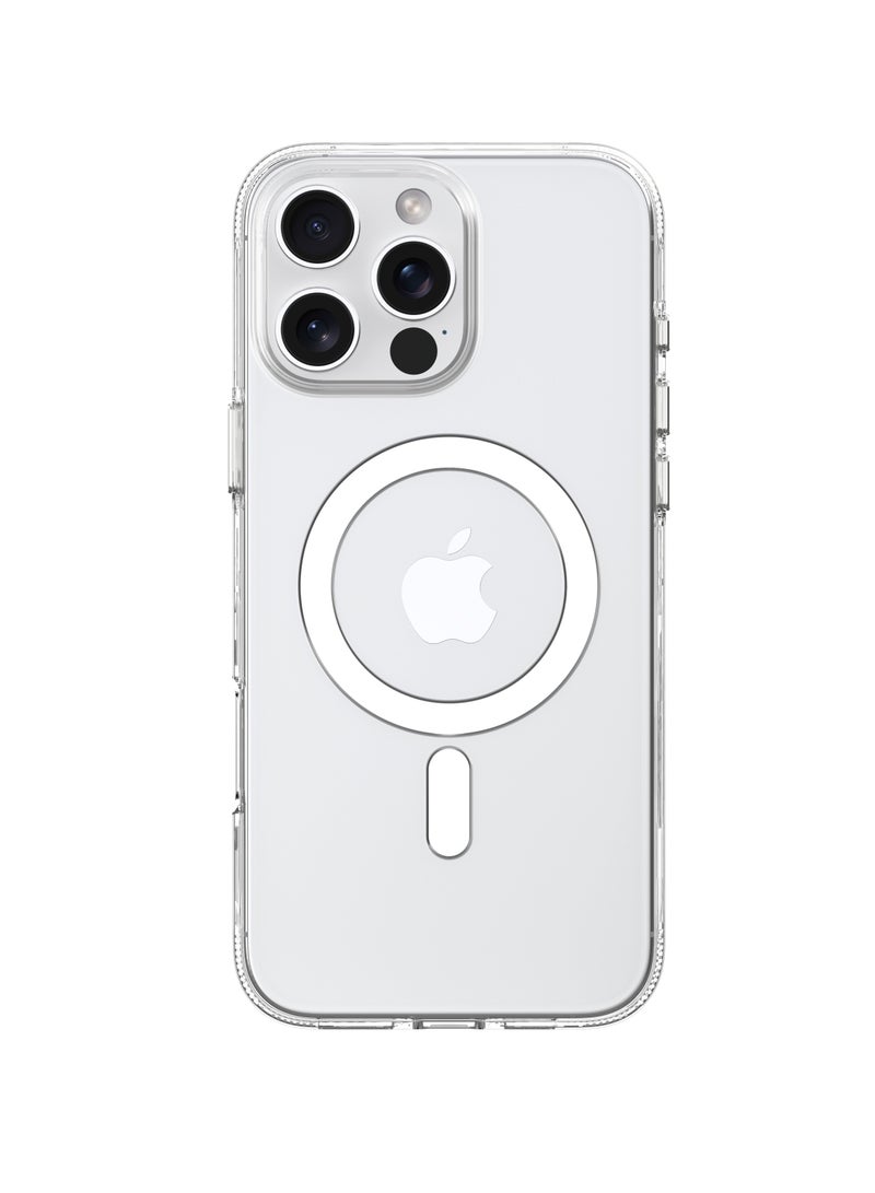 COMMA iPhone 16 Pro MagSafe Clear Case - Strong Magnet High Quality, Wireless Charging Compatible, Shockproof Protection, Ultra Slim Anti-Scratch Magnetic Cover - Image 2