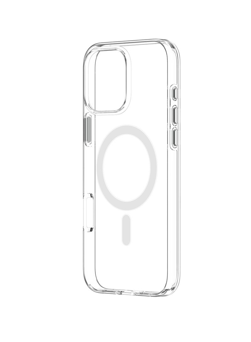 COMMA iPhone 16 Pro MagSafe Clear Case - Strong Magnet High Quality, Wireless Charging Compatible, Shockproof Protection, Ultra Slim Anti-Scratch Magnetic Cover - Image 1