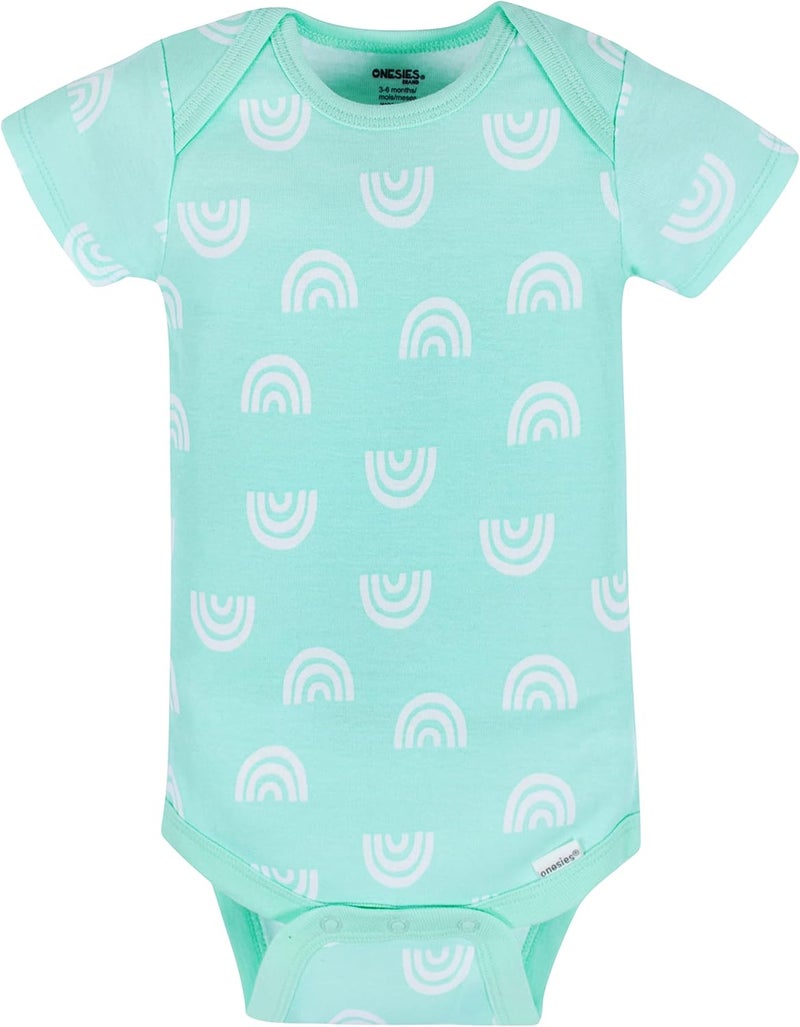 Onesies Brand baby-girls 8-Pack Short Sleeve Printed Bodysuits Baby and Toddler T-Shirt Set - Image 3