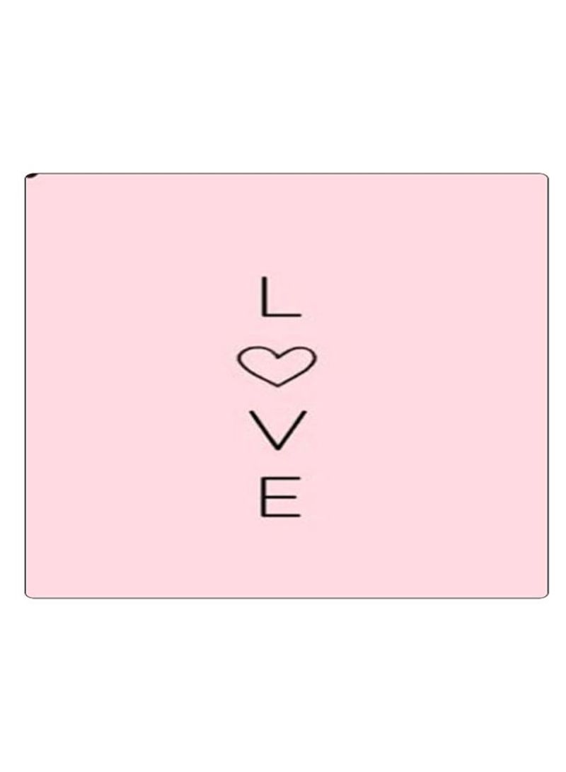 RKN Printed Anti-Slip Gaming Mouse Pad Pink/Black