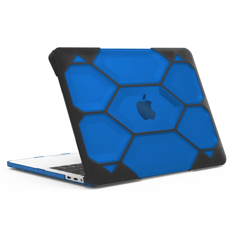 IBENZER Heavy Duty Case for 2020 2019 2018 2017 2016 MacBook Pro 13Inch Case A2289 A2251 A2159 A1989 A1706 A1708 Protective Cover for Mac Pro 13 Blue LCHT13BL