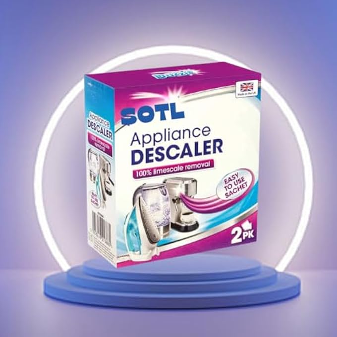 SOTL X2 Appliance Descaler Sachets Effortlessly Remove Limescale From Kettles  Coffee Machines Pack Of 2 - Image 3