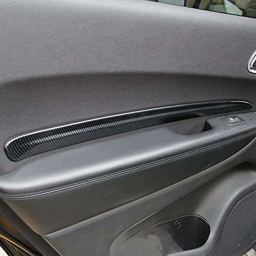 crosselec Carbon Fiber 4 Doors Panel Decor Trim Cover for Dodge Durango 2011-2022 - Image 2