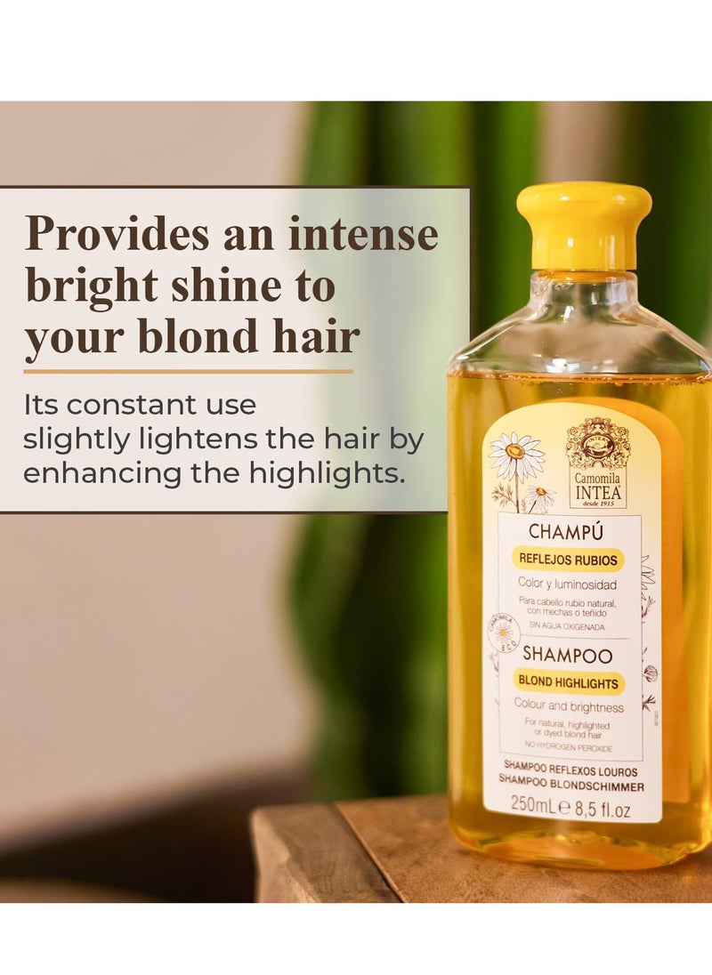 Intea Intea Chamomile Shampoo - Premium Blonde Brightening Shampoo - Non-Ammonia, Easy Application for Natural or Dyed Hair - 8.5oz  - Image 4