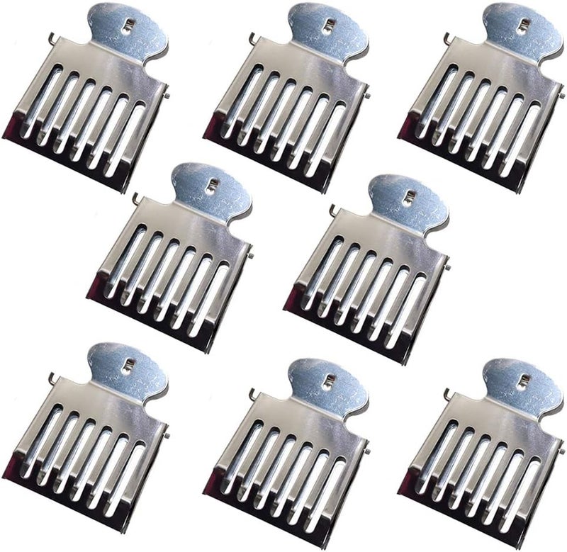 Bee Queen Cage Bees Catcher 8pcs Stainless Steel Clip Beekeeping Tools