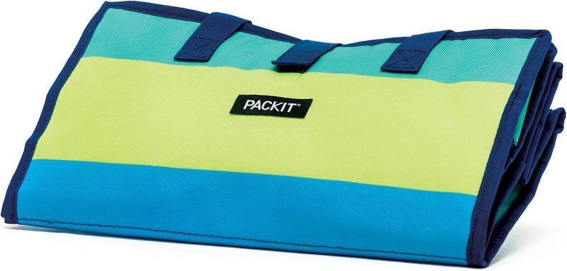 PackIt Freezable Grocery Tote Built with EcoFreeze Technology Foldable Collapsible Reusable Zip Closure Dual Handles - Image 5