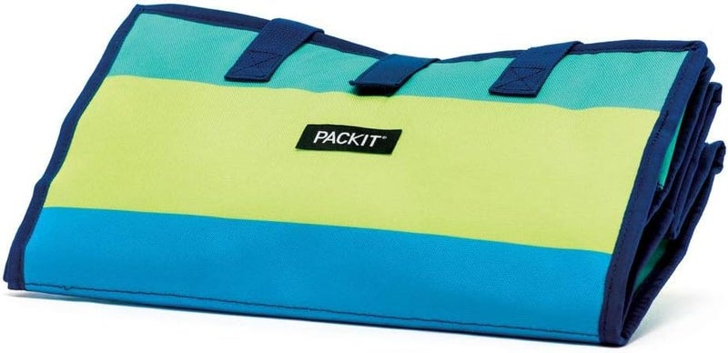 PackIt Freezable Grocery Tote Built with EcoFreeze Technology Foldable Collapsible Reusable Zip Closure Dual Handles - Image 4