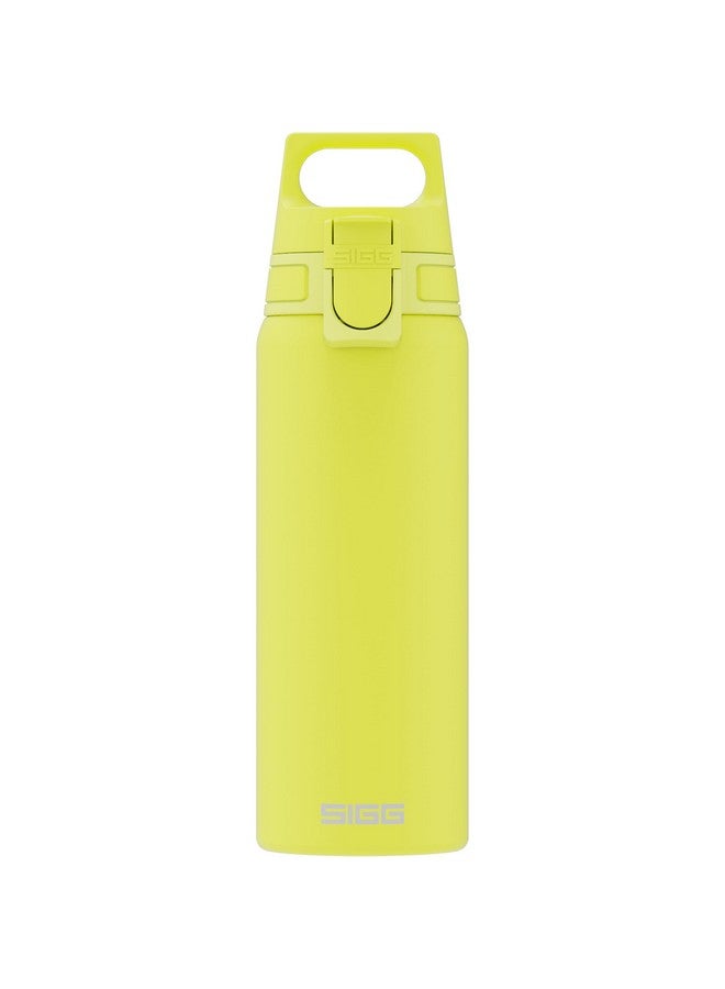 Sigg Reusable Water Bottle Shield One Ultra Lemon Leakproof Recyclable Bpa Free Yellow 25 Oz - Image 1