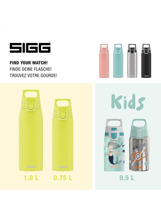 Sigg Reusable Water Bottle Shield One Ultra Lemon Leakproof Recyclable Bpa Free Yellow 25 Oz - Image 5
