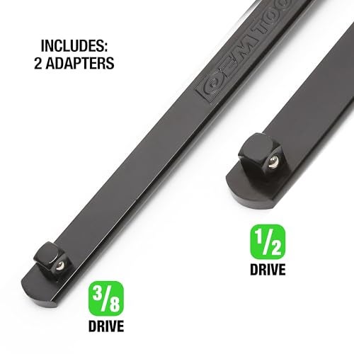 OEMTOOLS مجموعة أدوات حزام سير OEMTOOLS 24687، تشمل مقبض دفع 3/8، محولات دفع 1/2 و 3/8 مربع، و 4 مفاتيح ضحلة (13، 15، 16، و 18 مم)، تحرير ضغط الربيع وإزالة بكرة الشد. - Image 5