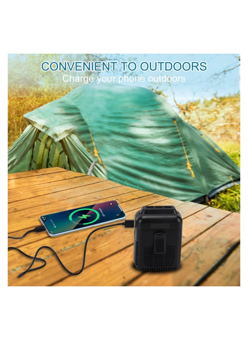 Waist Fan with 32H Working Time Portable Mini Shirt Fan with 3 Speeds Hands-free Wearable Body Fan Strong Airflow Belt Fan for T-shirts Jacket Fishing Climbing Cycling - Image 5