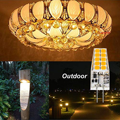 BAOMING G4 LED Bulb 12V 3.5W JC Bi-Pin Base, 20W-35W T3 Halogen Equivalent 2700K Soft Warm White No Flicker 350LM Chandelier Landscape Microwave Lighting 10 Pack - Image 4