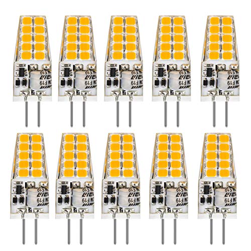 BAOMING G4 LED Bulb 12V 3.5W JC Bi-Pin Base, 20W-35W T3 Halogen Equivalent 2700K Soft Warm White No Flicker 350LM Chandelier Landscape Microwave Lighting 10 Pack - Image 1