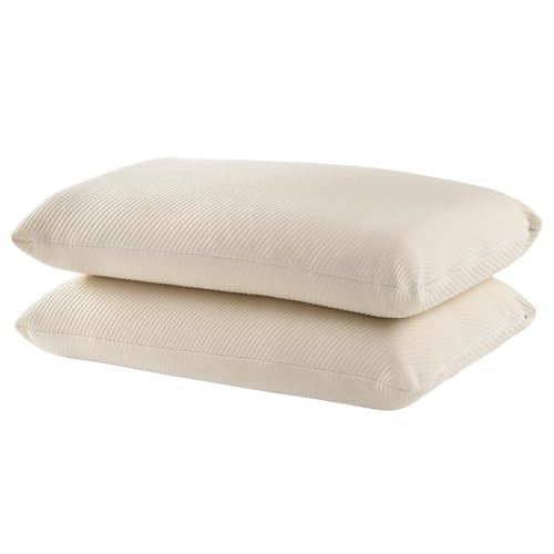 Wakefit Latex Fluffy and Medium Firm Sleeping Pillow | (Off White, Standard, Set of 2, Latex Foam) 1 Year Warranty - Image 5