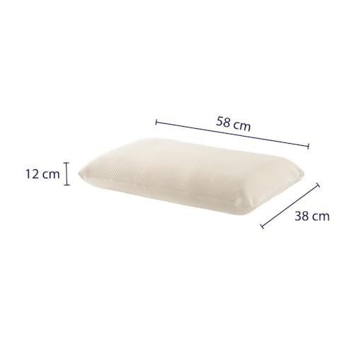 Wakefit Latex Fluffy and Medium Firm Sleeping Pillow | (Off White, Standard, Set of 2, Latex Foam) 1 Year Warranty - Image 4