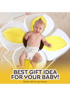 Gonice Blooming Lotus Baby Bath Seat Flower Shaped Comfortable Bathtub Baby Bath Seat Flower Shaped (4 Petal) Comfortable Bathtub  - Image 2