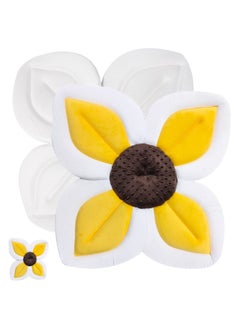 Gonice Blooming Lotus Baby Bath Seat Flower Shaped Comfortable Bathtub Baby Bath Seat Flower Shaped (4 Petal) Comfortable Bathtub  - Image 1