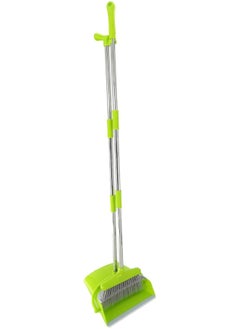 Xifando Xifando Extendable Long Handle Broom and Dustpan Set, Stainless Lightweight Upright Standing Broom and Dustpan Combo for Kitchen Lobby Office Living Room Household Indoor or Outside  - Image 3