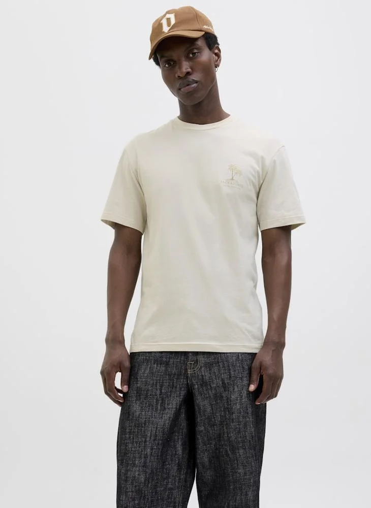 JACK & JONES JJSUMMER VIBES TEE SS CREW NECK