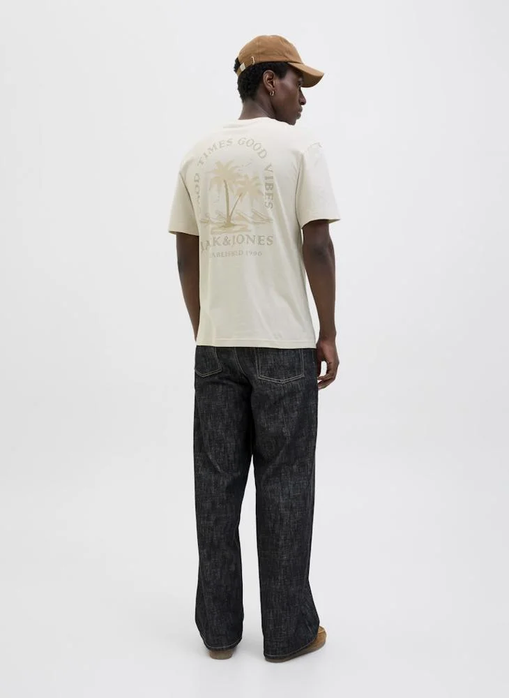 JACK & JONES JJSUMMER VIBES TEE SS CREW NECK