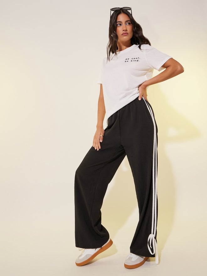 Take Two Slogan Print Round Neck T-Shirt - Image 2