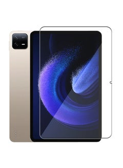 KASTWAVE Xiaomi Pad 6/6 Pro Tempered Glass, 9H [2.5d Round Edges] Tempered Glass, Complete Protection Glass Film, Anti-Scratch, Easy To Install, Bubble Free Compatible For Xiaomi Pad 6/Pad 6 Pro 2023  - Image 1