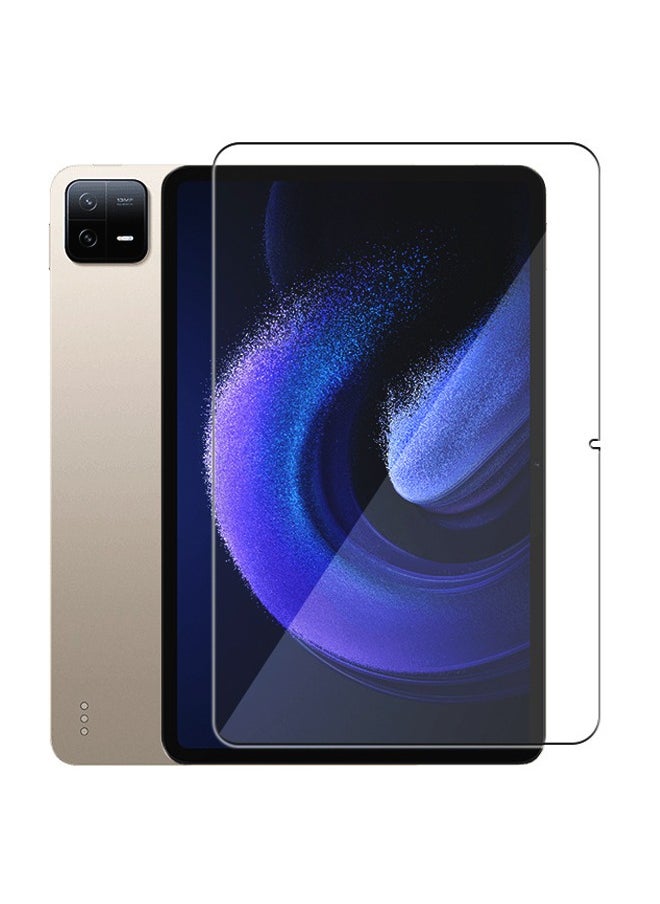 KASTWAVE Xiaomi Pad 6/6 Pro Tempered Glass, 9H [2.5d Round Edges] Tempered Glass, Complete Protection Glass Film, Anti-Scratch, Easy To Install, Bubble Free Compatible For Xiaomi Pad 6/Pad 6 Pro 2023  - Image 1