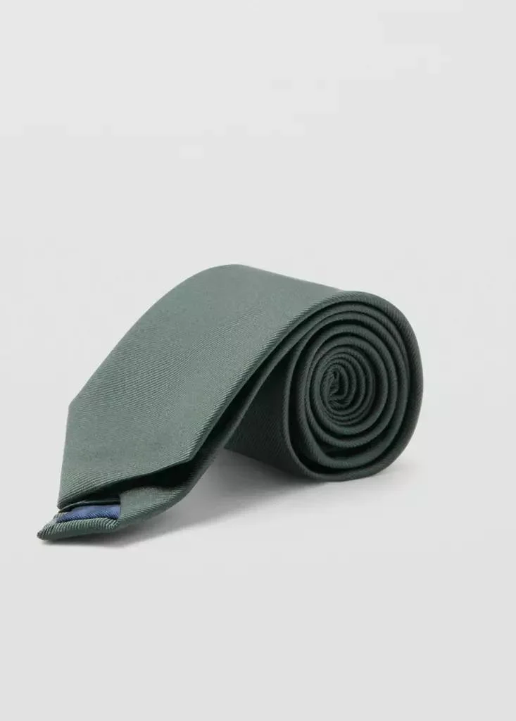 Mango Man  Plain Silk Tie for Men | Best Price UAE