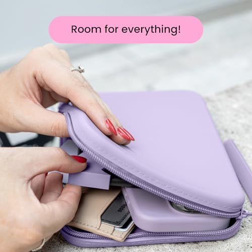 Strapsicle Silicone Clutch for Kindle & E-Readers – Multi-Purpose Bag for Phone, Wallet & Keys – Fits 6.8″–7″ Paperwhite 2024, 6″ Kindles, Kobos, Nook – Anti-Dust Coating - Bondi Blue - Image 3