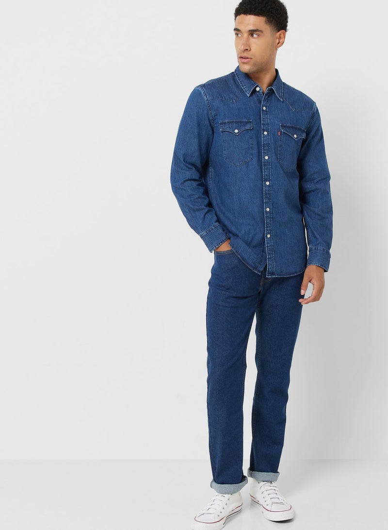 ليفايز قميص بقصة عادية و جيوب - Image 4