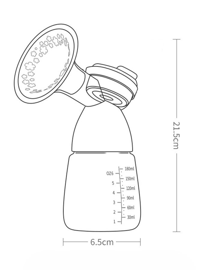 kiddoz مضخة ثدي كهربائية محمولة - منتج مؤهل جديد - قابلة لإعادة الشحن (Ppsu) - Image 5