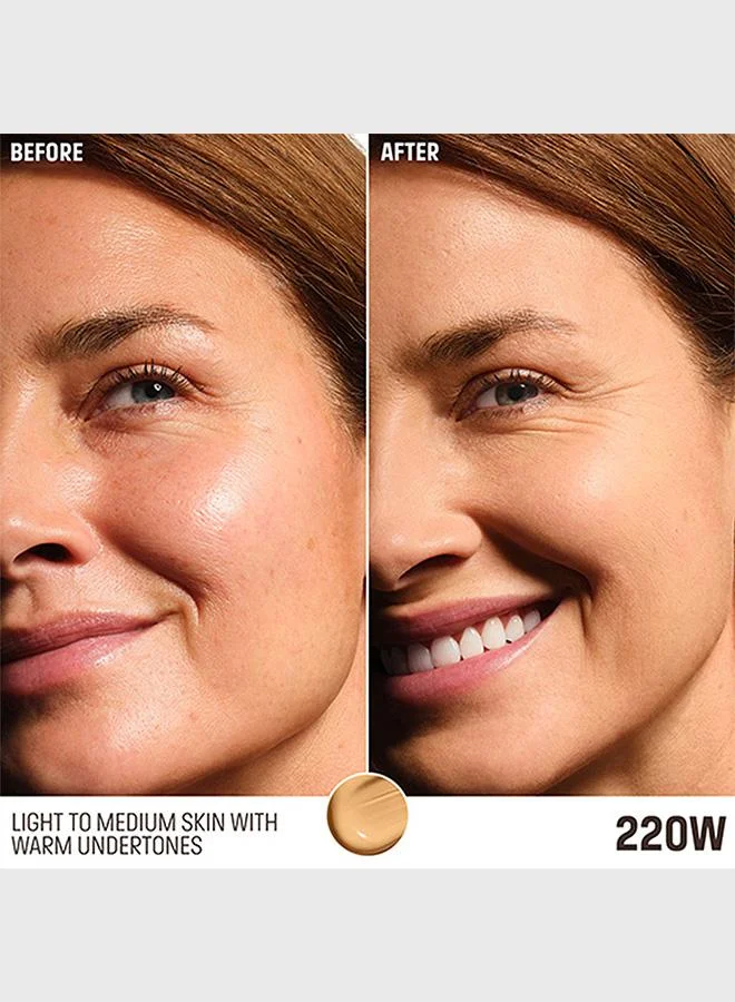 Make Up For Ever 220W (Ecru) Hd Skin-Balancing & Perfecting Foundation​ - 220W (Ecru) for Women | Best Price UAE