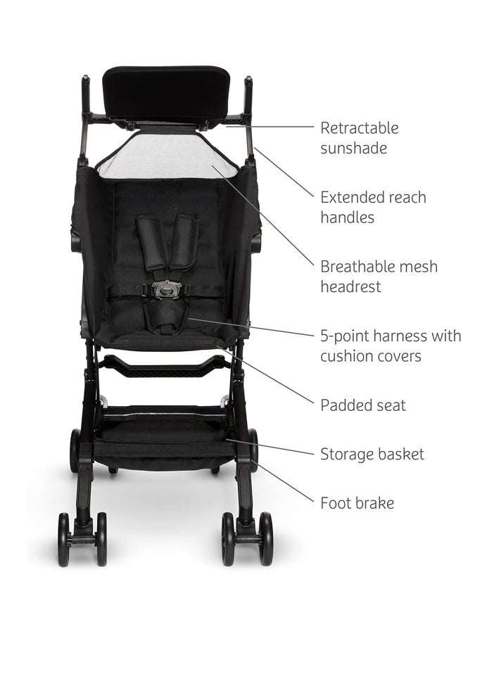 BlueFire - Ultra Compact Lightweight Travel Stroller for Kids | Airplane-Friendly Foldable Stroller with 5-Point Harness, Sun Shade & Carrying Case – Lightweight Travel Stroller, Weighs Only 12 lbs (5.4 kg) Stroller Capacity 25Kg - Image 1