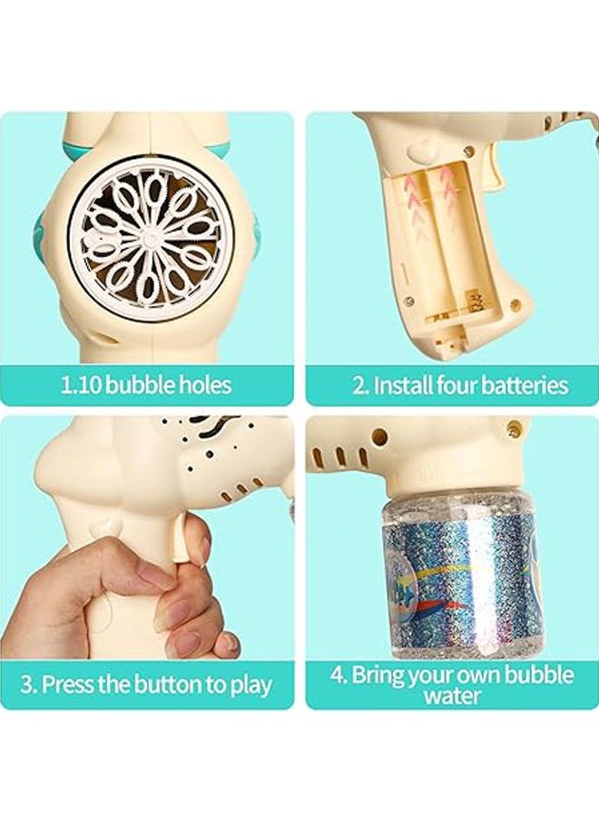 General - Bubble Gun, Bubble Machine Gun for Kids, Portable Unicorn Bubble Machine Toy, Unicorn Summer Bubble Machine Toy for Playing on the Lawn, Pool and Party - Image 1