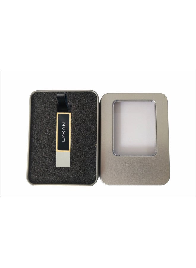 Luminous USB Flash Disk LOGO Luminous Large Capacity High-speed Wooden USB Flash Disk Exclusive For Wooden Business USB Flash Disk Wholesale-Color:U Disk + Iron Box Packaging-Capacity:USB3.0 32GB - Image 1