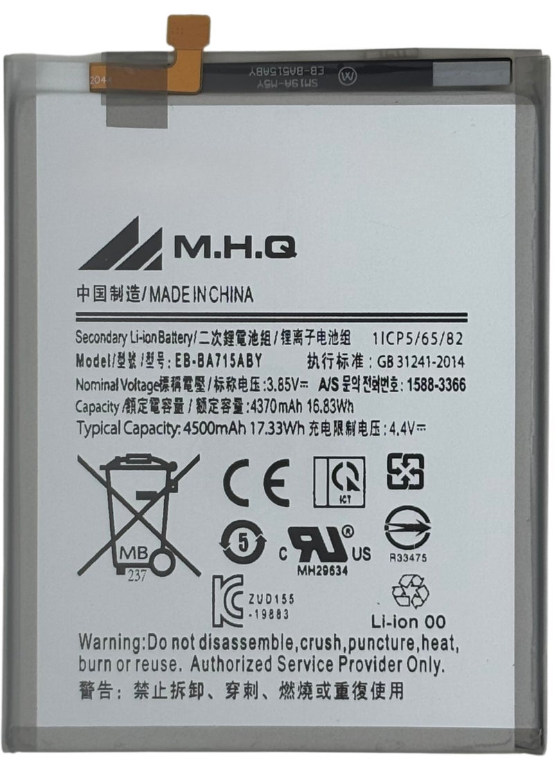 M.H.Q Samsung A71 4G/ A715 SM-A715 - EB-BA715ABY High Quality Battery  - Image 1