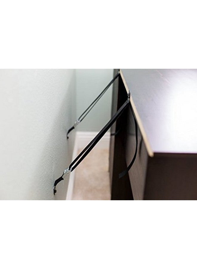 db Baby Safety Metal TV Straps Furniture Anti-Tip Straps Heavy Duty Strap All Flat Screen TV/Furniture 2 Pack - Image 4