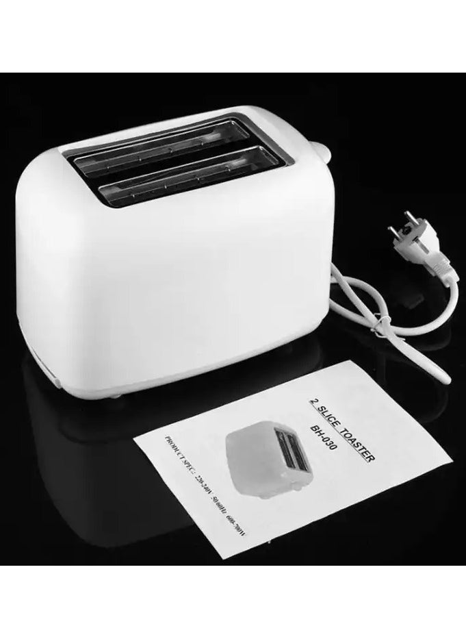 Denx - Dinex 2 Slice Wide Slot 6 Speeds Auto Pop Up Toaster High Power 650W with Slide Out Crumb Tray and Multi-Function Warming Toaster - Dinex - Image 1