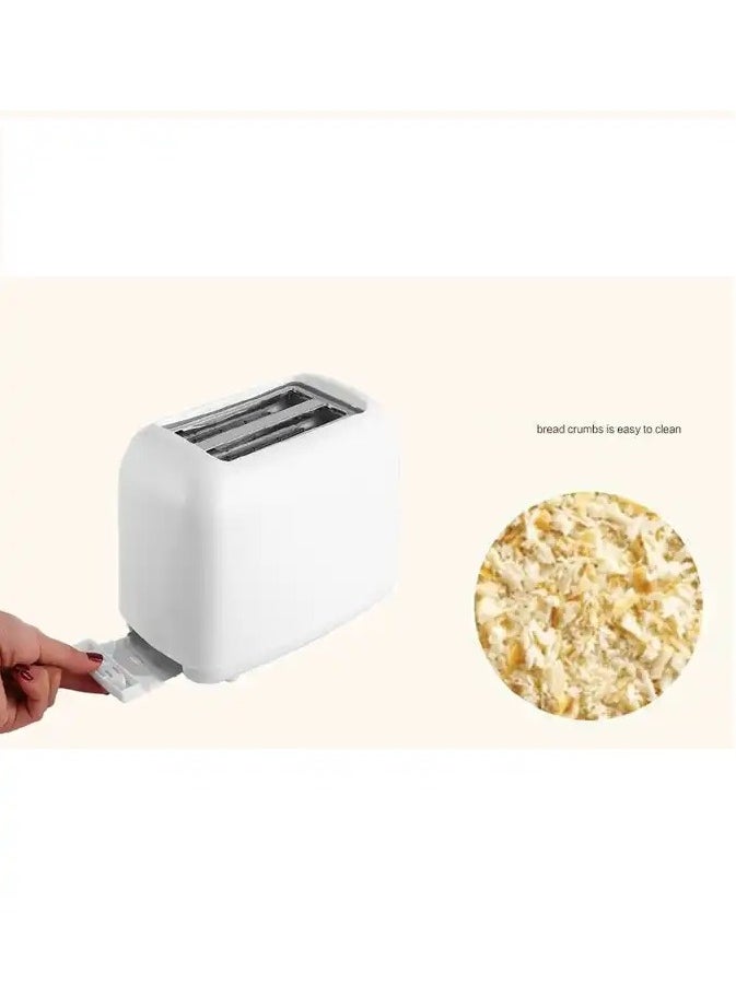 Denx - Dinex 2 Slice Wide Slot 6 Speeds Auto Pop Up Toaster High Power 650W with Slide Out Crumb Tray and Multi-Function Warming Toaster - Dinex - Image 1